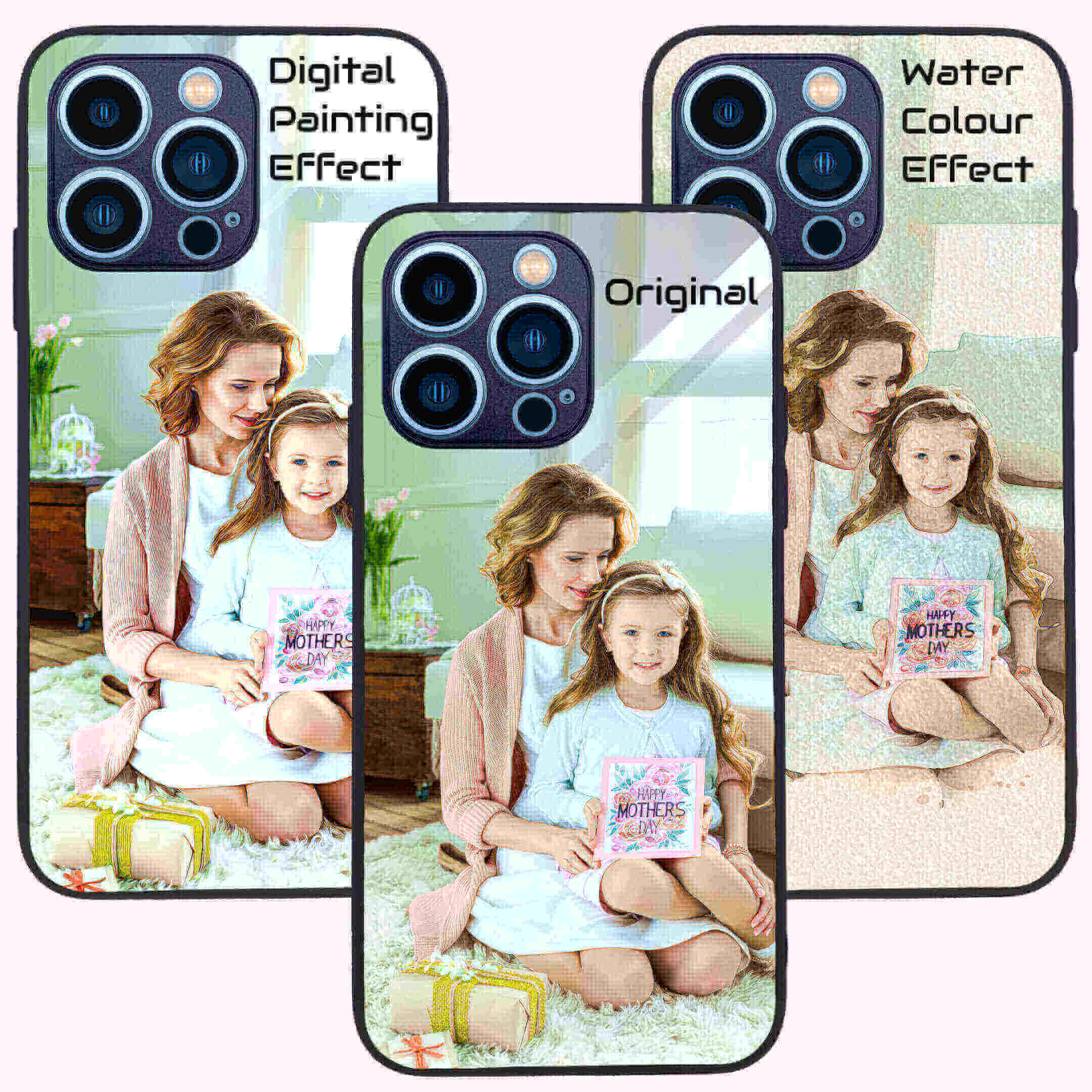 Mother and daughter photo edits comparison.